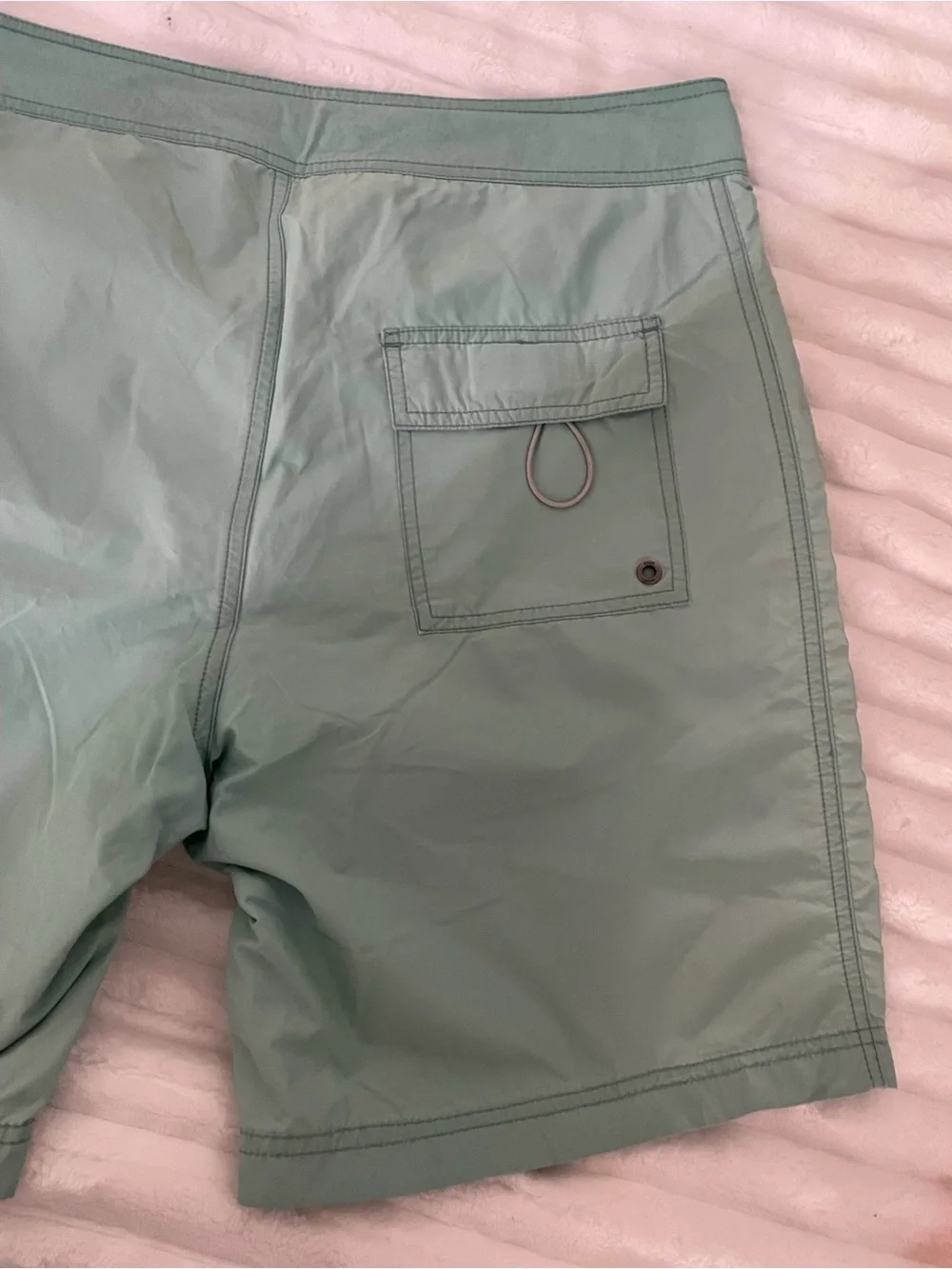 Onia Men's Seafoam Green Swim Board Shorts